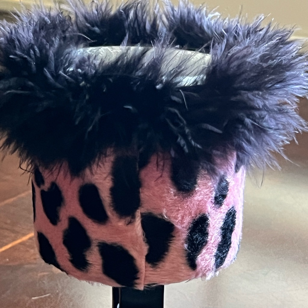 Nwtcryser Candy- Bicycle Drink Holder Pink Dalmatian Cute Cup.